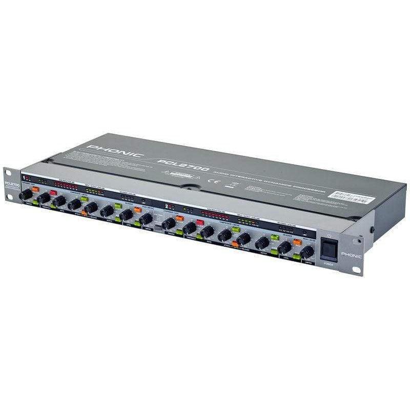 Phonic PCL2700 2-channel Dynamic Processor with Expander, Gate, Compressor, Limiter