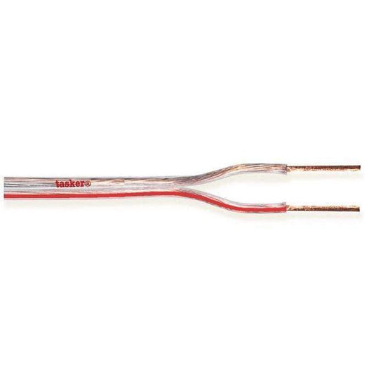 Tasker TSK64-10 Cable Speaker 2x1.5mm FFC Transparent 10Mtrs