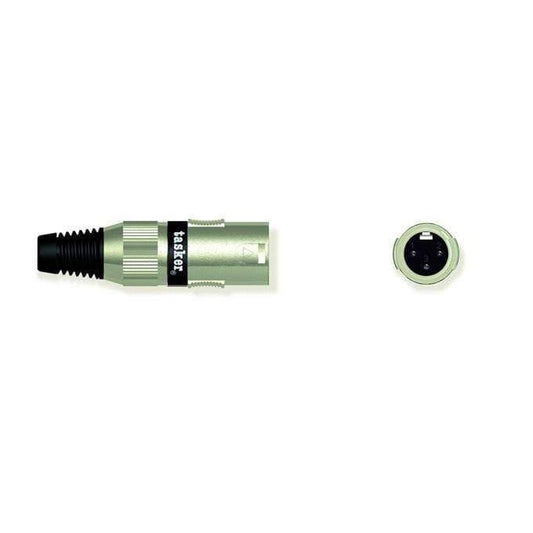 Tasker SPM3 XLRM Connector XLR Male 3 Pole Metal Finish