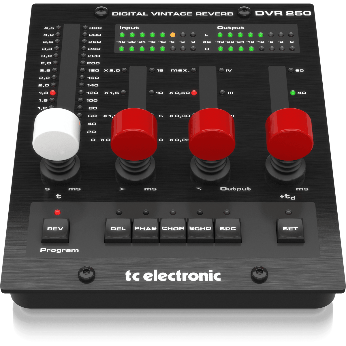 TC Electronic DVR250-DT Digital Vintage Reverb with Inspiring Hardware Interface