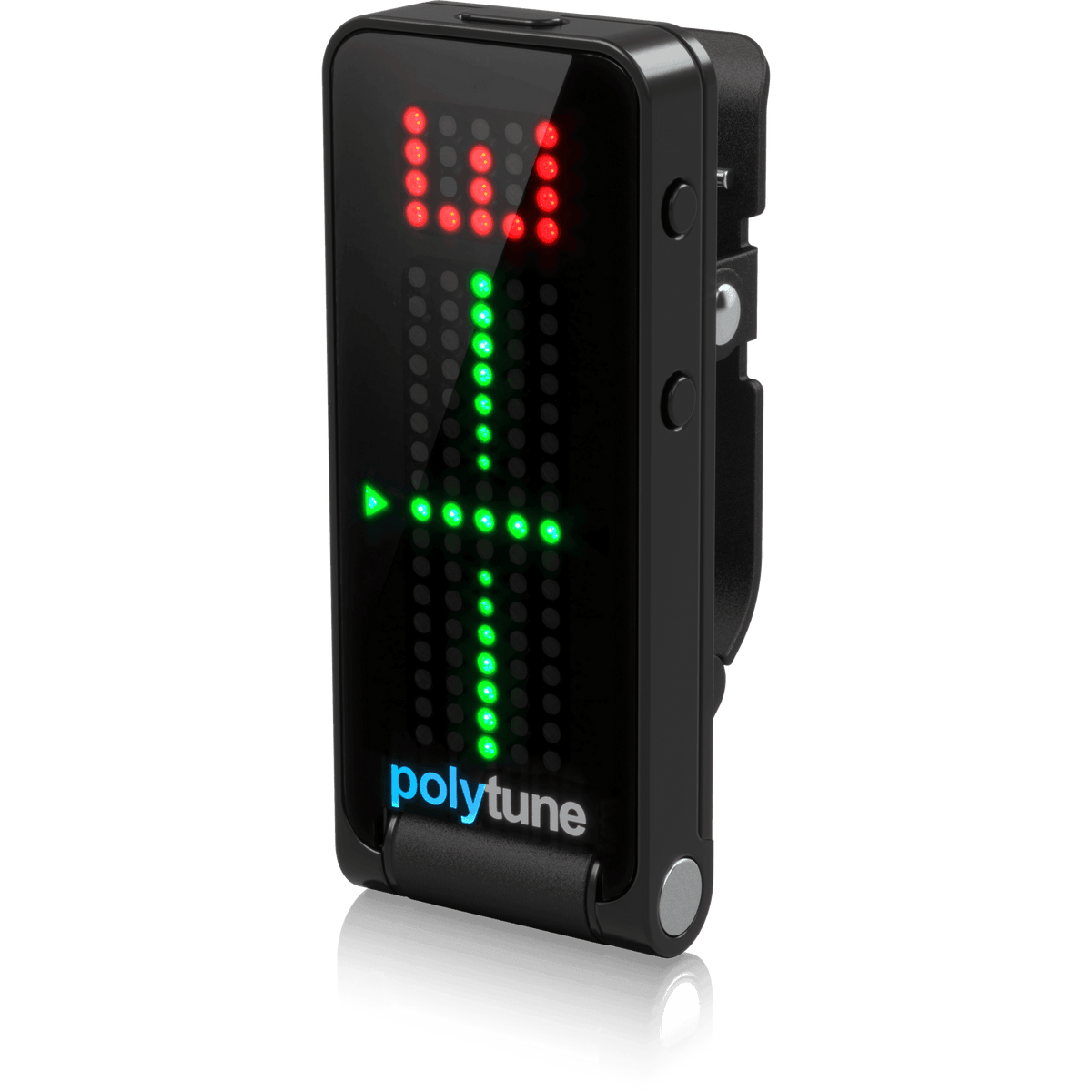 TC Electronic Polytune Clip Black Lustrous Polyphonic Clip-On Tuner