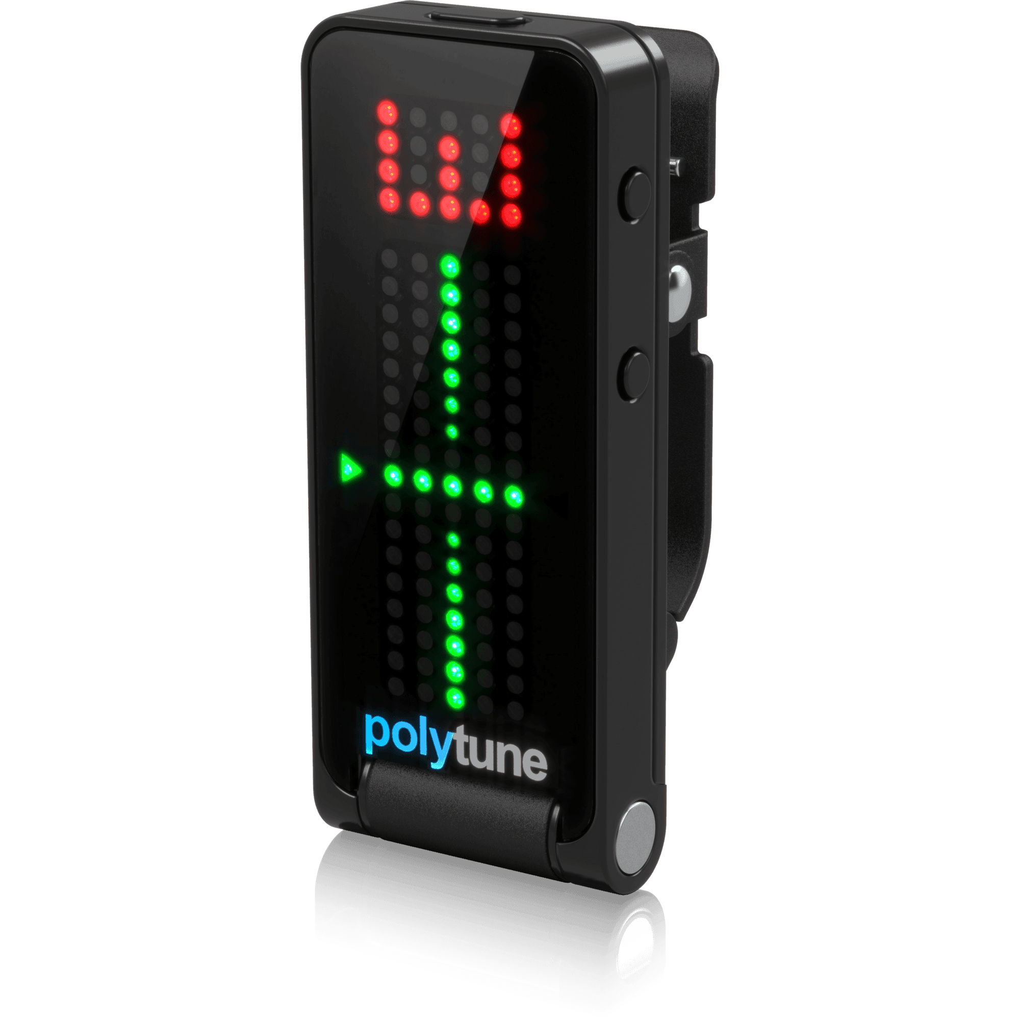 TC Electronic Polytune Clip Black Lustrous Polyphonic Clip-On Tuner