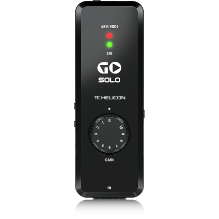 TC-Helicon GO SOLO Audio/MIDI Interface for Mobile Devices