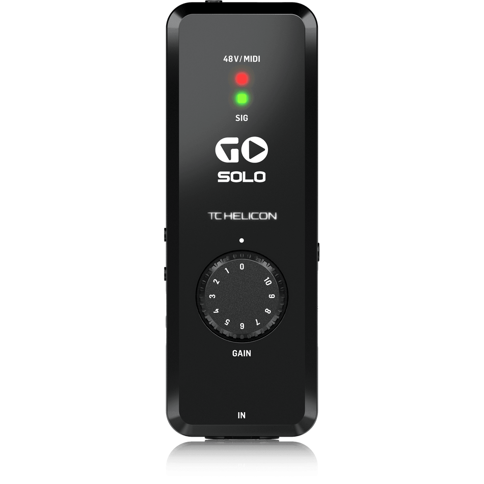 TC-Helicon GO SOLO Audio/MIDI Interface for Mobile Devices