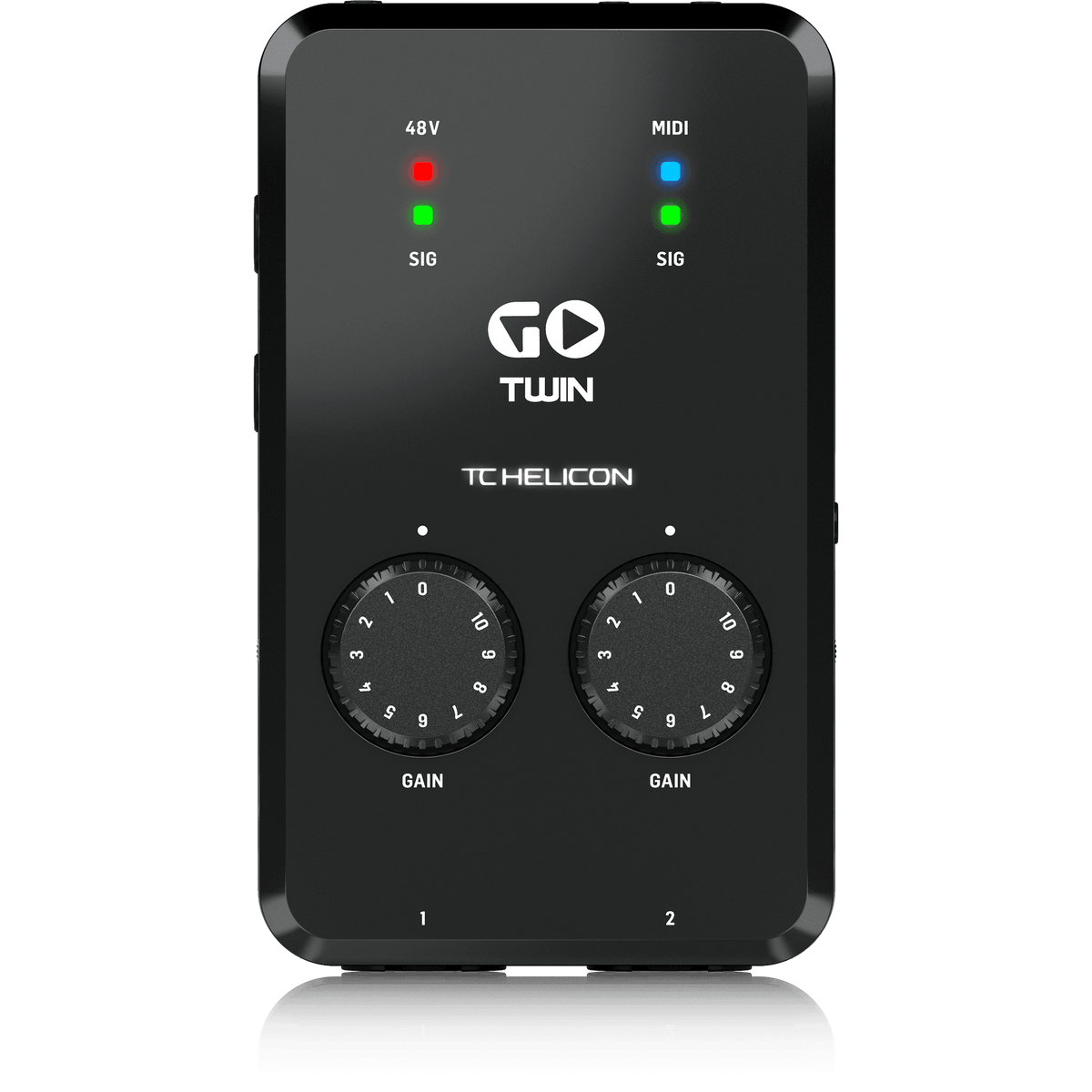TC-Helicon GO TWIN 2-Channel Audio/MIDI Interface