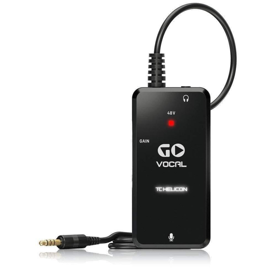TC Helicon GO VOCAL Microphone Preamp Audio Interface