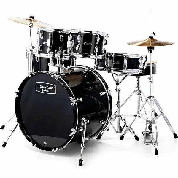 Mapex Drums Tornado Standard 5pc Drum Set with Cymbals & Throne