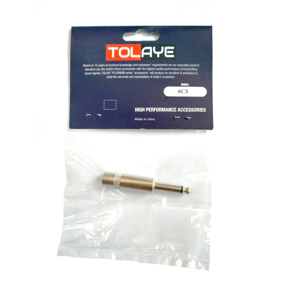 Tolaye 6C3 Connector Jack Mono 1/4'