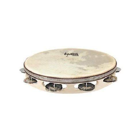 Tycoon Percussion TBWHDBM Wooden Tambourine w/ Steel Jingles