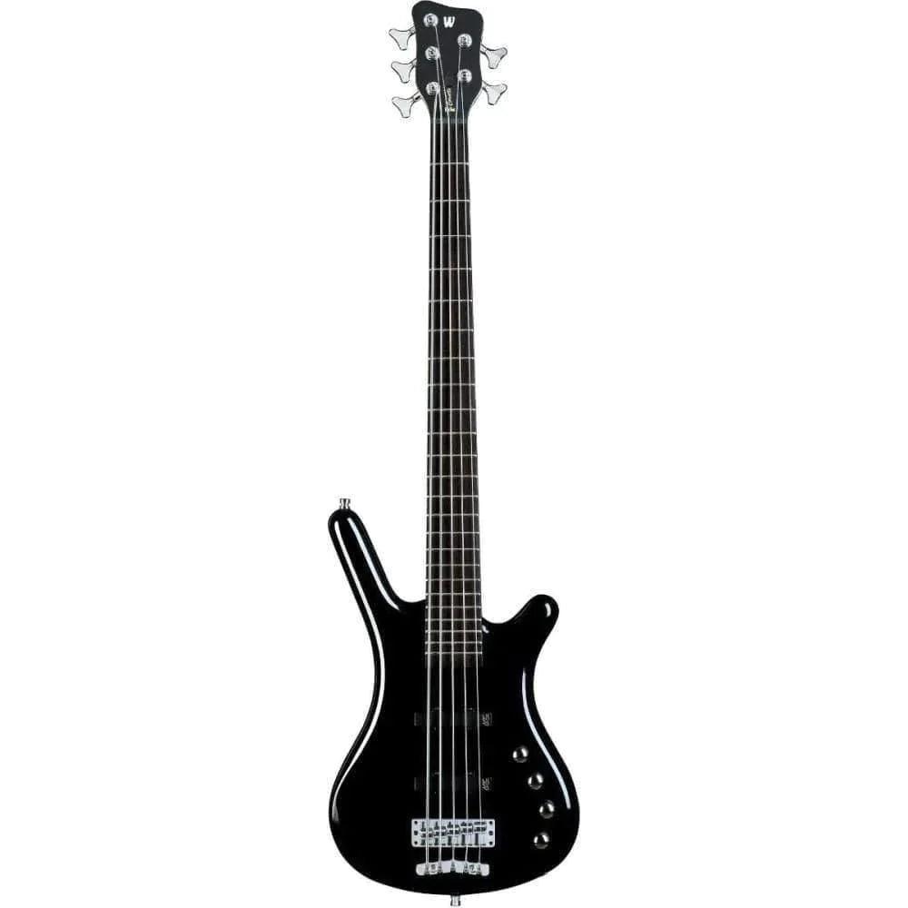 Warwick Corvette 5 5-string Electric Bass - Black High Polish (Discontinued)