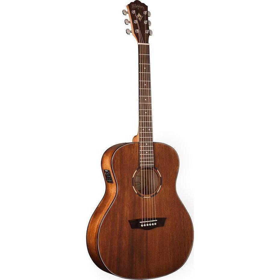Washburn WLO12SEOU Woodline 6-String Semi-Acoustic Guitar - Natural