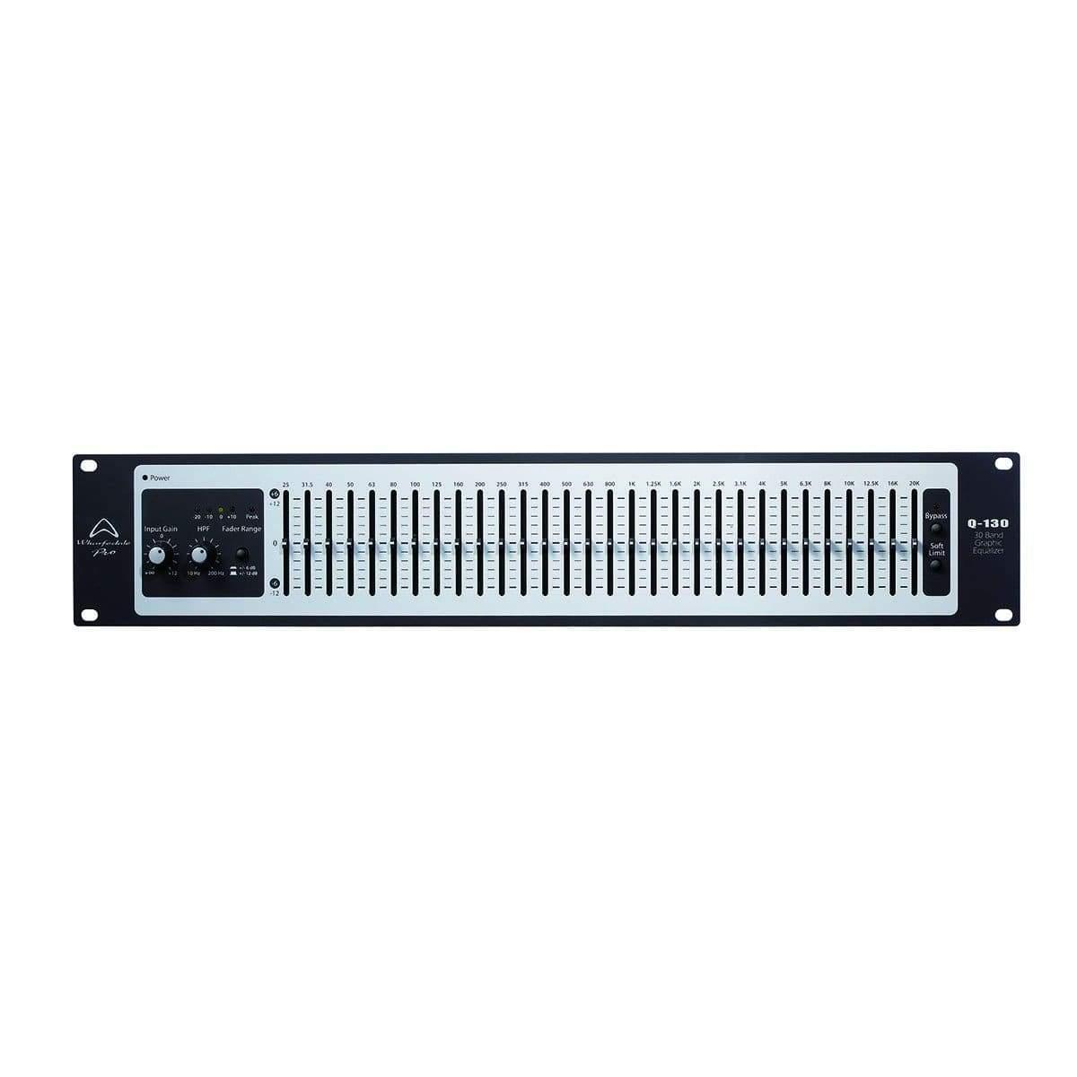 Wharfedale Pro Q130 Equalizer Graphic 30 BAND 1/3 Octave