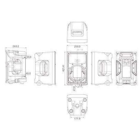Wharfedale Pro TOURUS-AX8MBT Active PA Speakers
